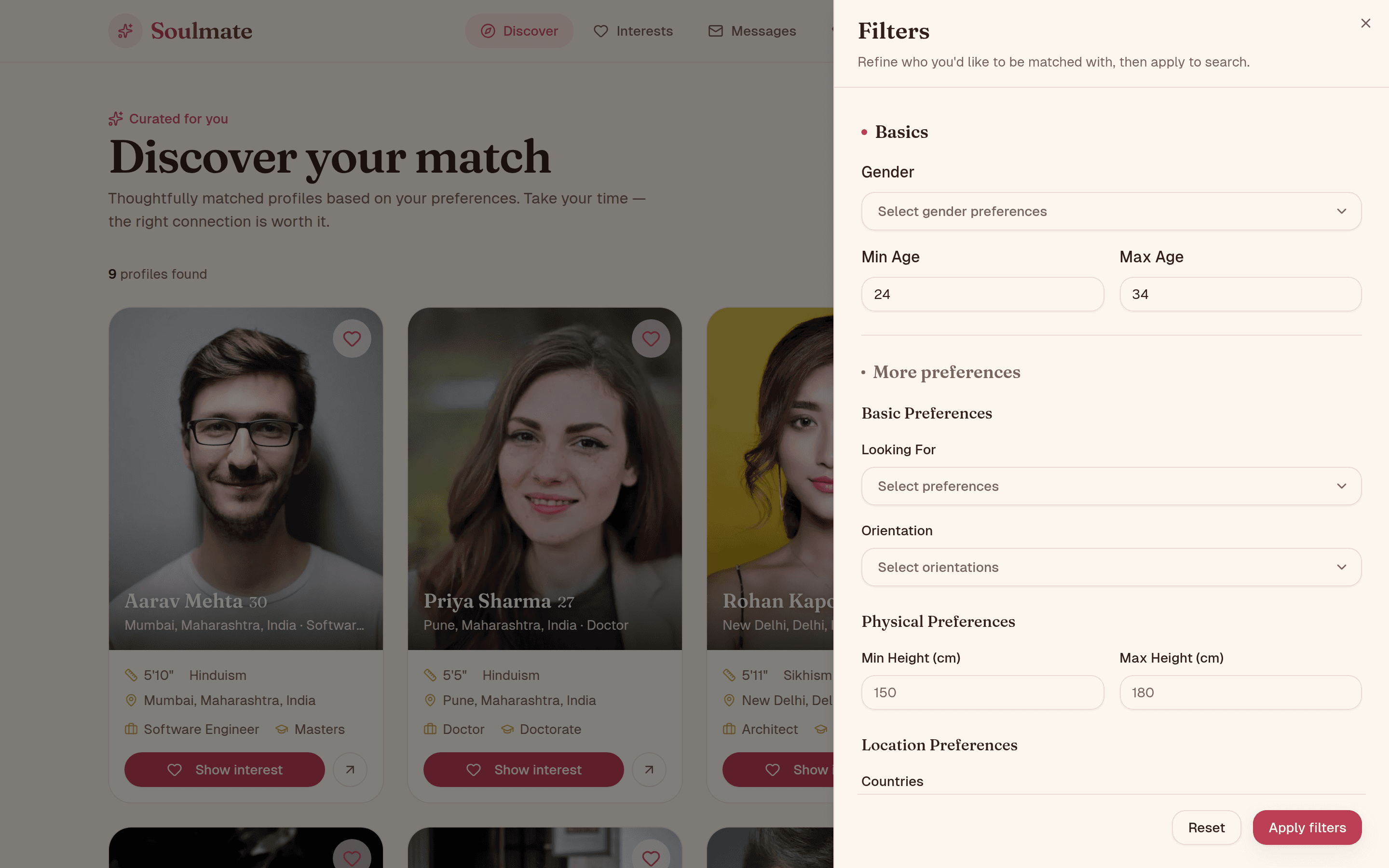 20-Filter Search Panel