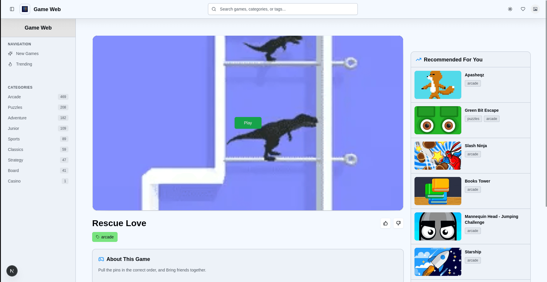 Dynamic Game Instance