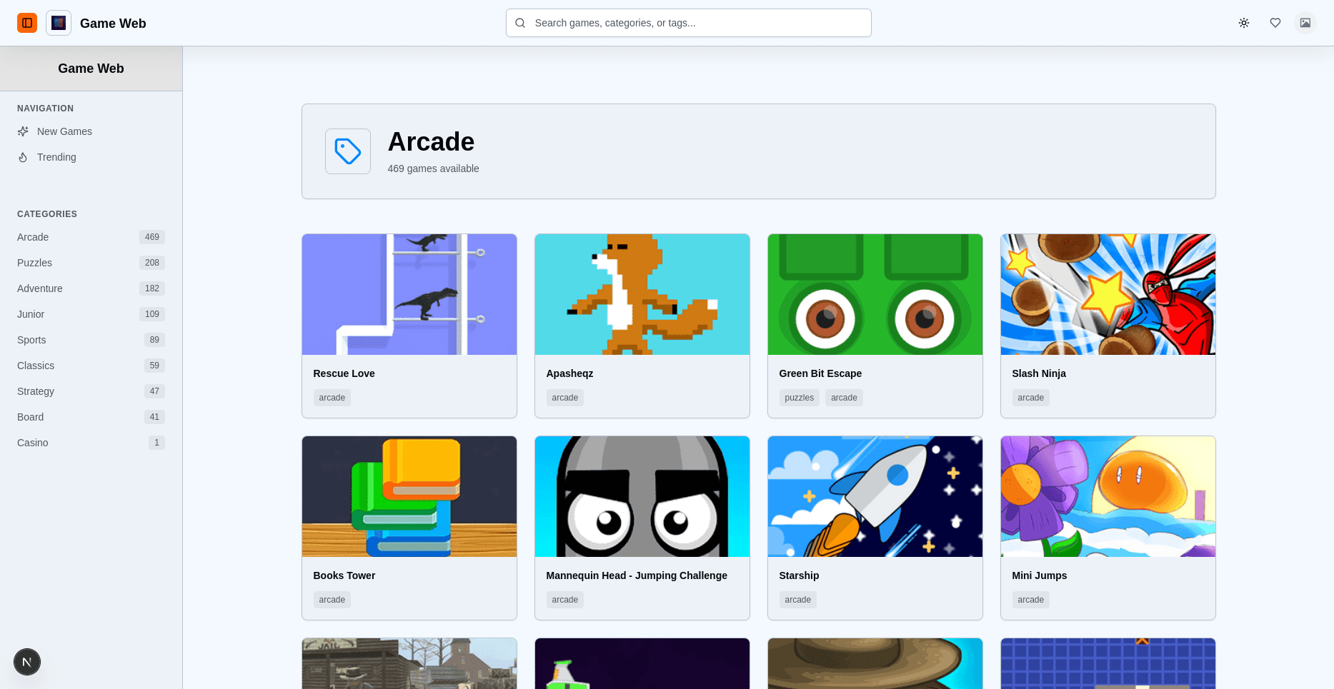 Dynamic Category Navigation