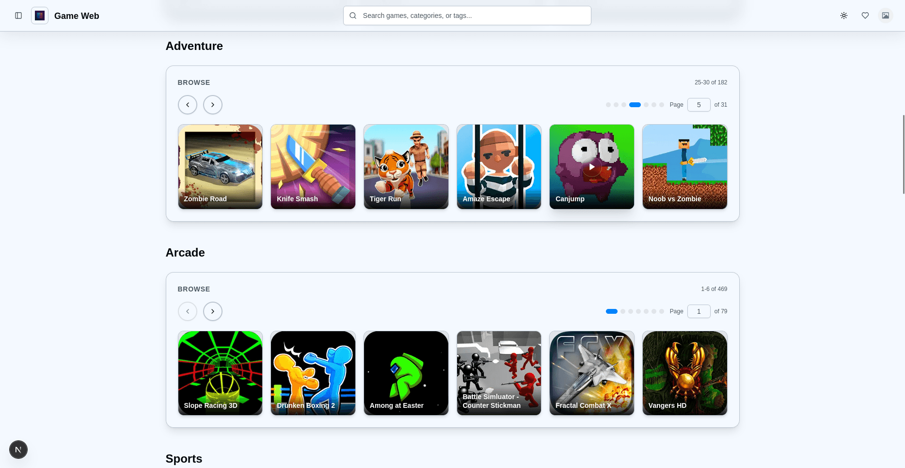 Modular Dashboard Grid