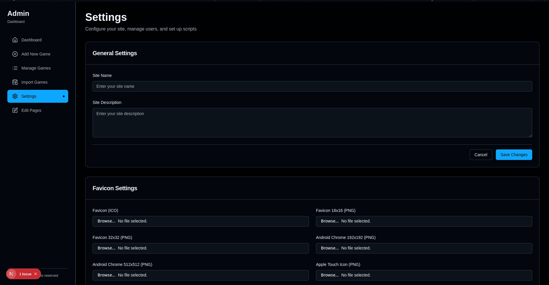 Global SEO Configuration